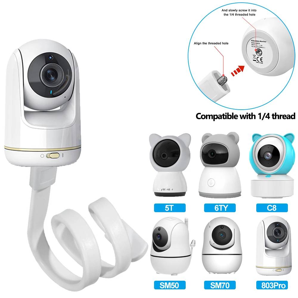 Wearable Baby Monitor - Baby Monitor Holder Flexible Baby Cam