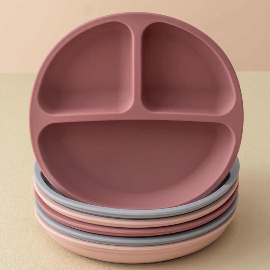 Baby Nursery Equipment - 1PCS Baby Sucker Silicone Dining Plate