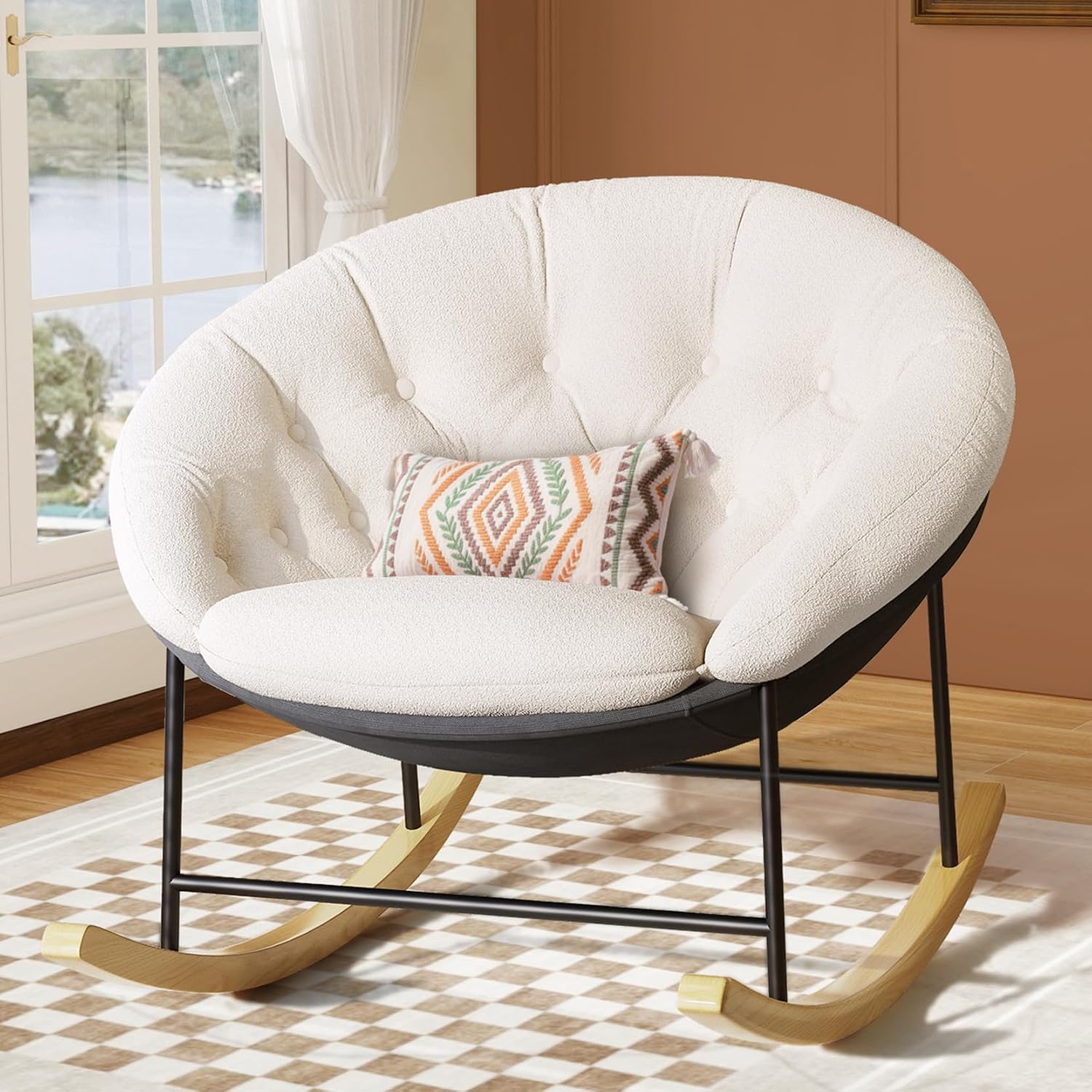 Rocking Chair Nursery - Wide Rocking Chair Nursery, Comfy Saucer