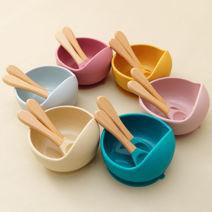 Baby Nursery Equipment - Mamaplan 3PCS Baby Silicone Feeding Set