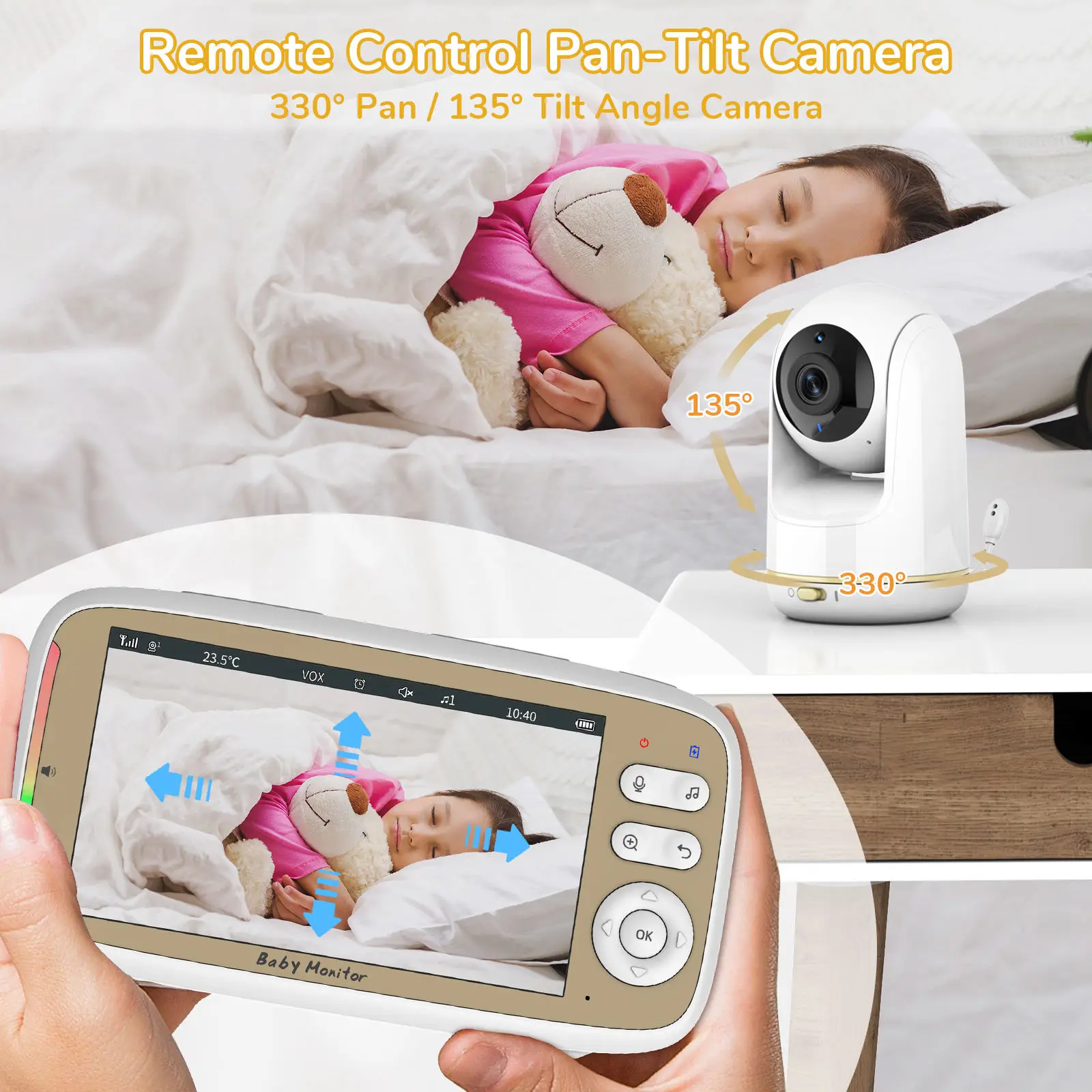 VB803 PRO Baby Monitor with 2p - Wearable Baby Monitor 评论和价格