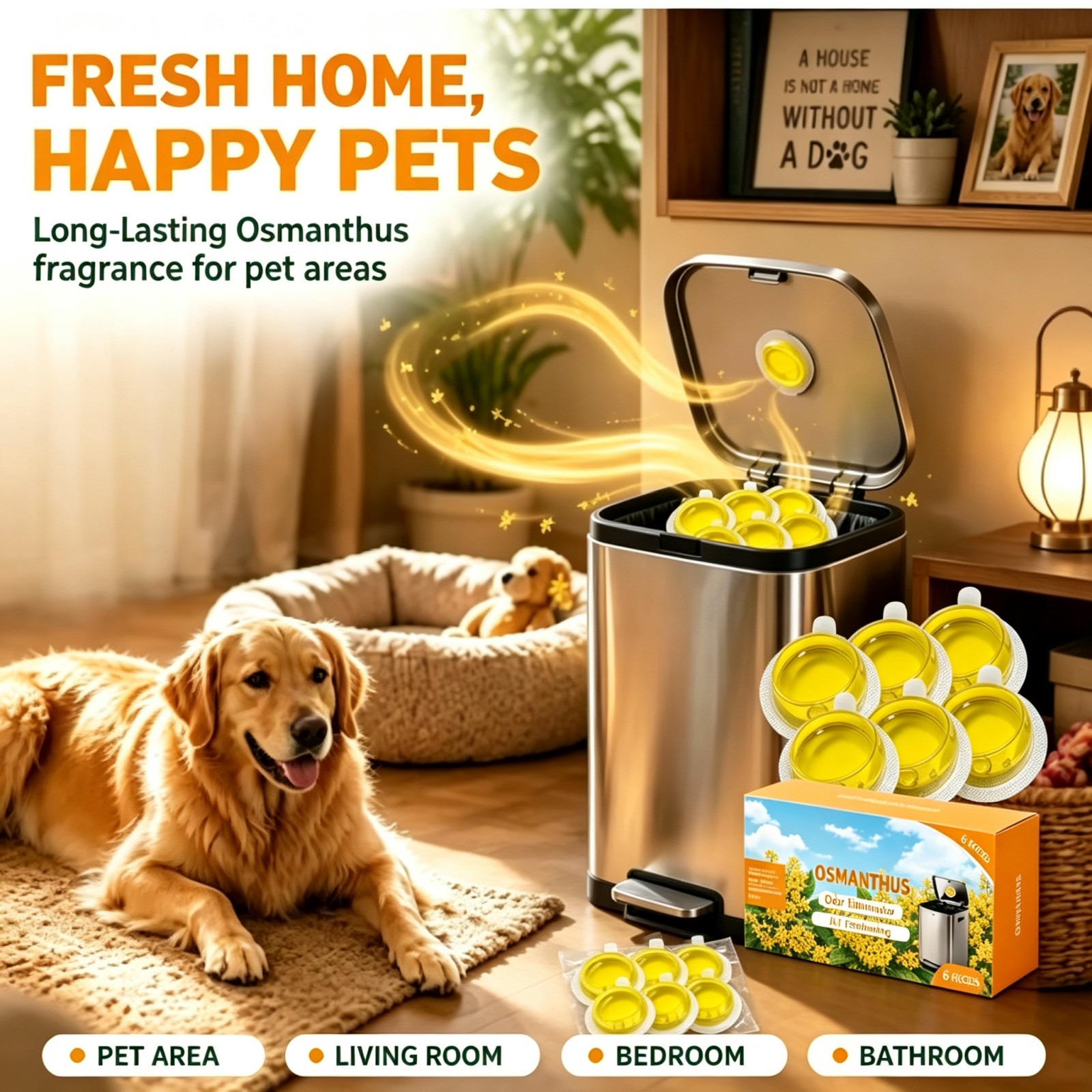 Trash Can Deodorizer for Kitch - Diaper Pail Odor 评论和价格
