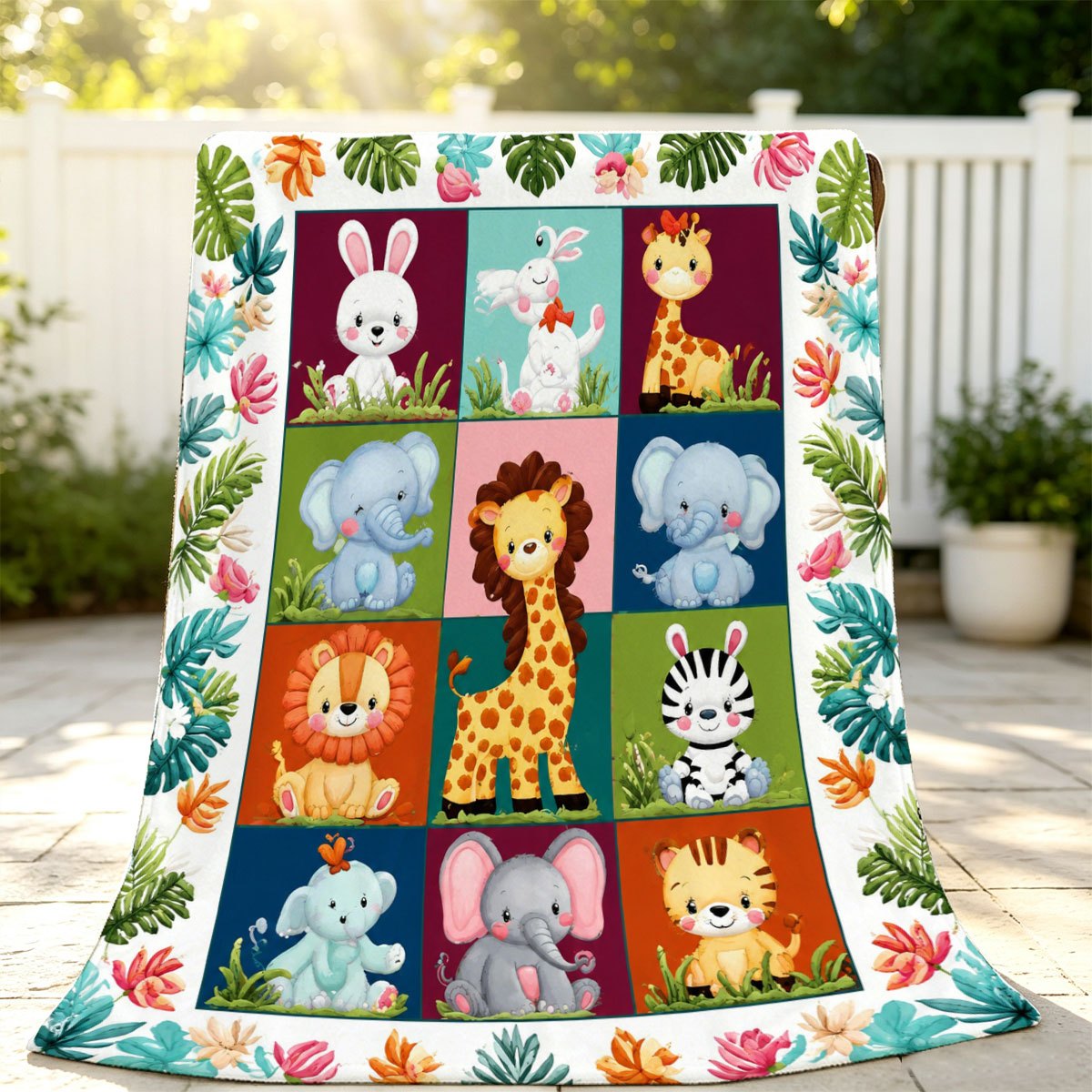 Ultra Cute Safari Animal Print - Baby Nursery Themes Girl 评论和价格