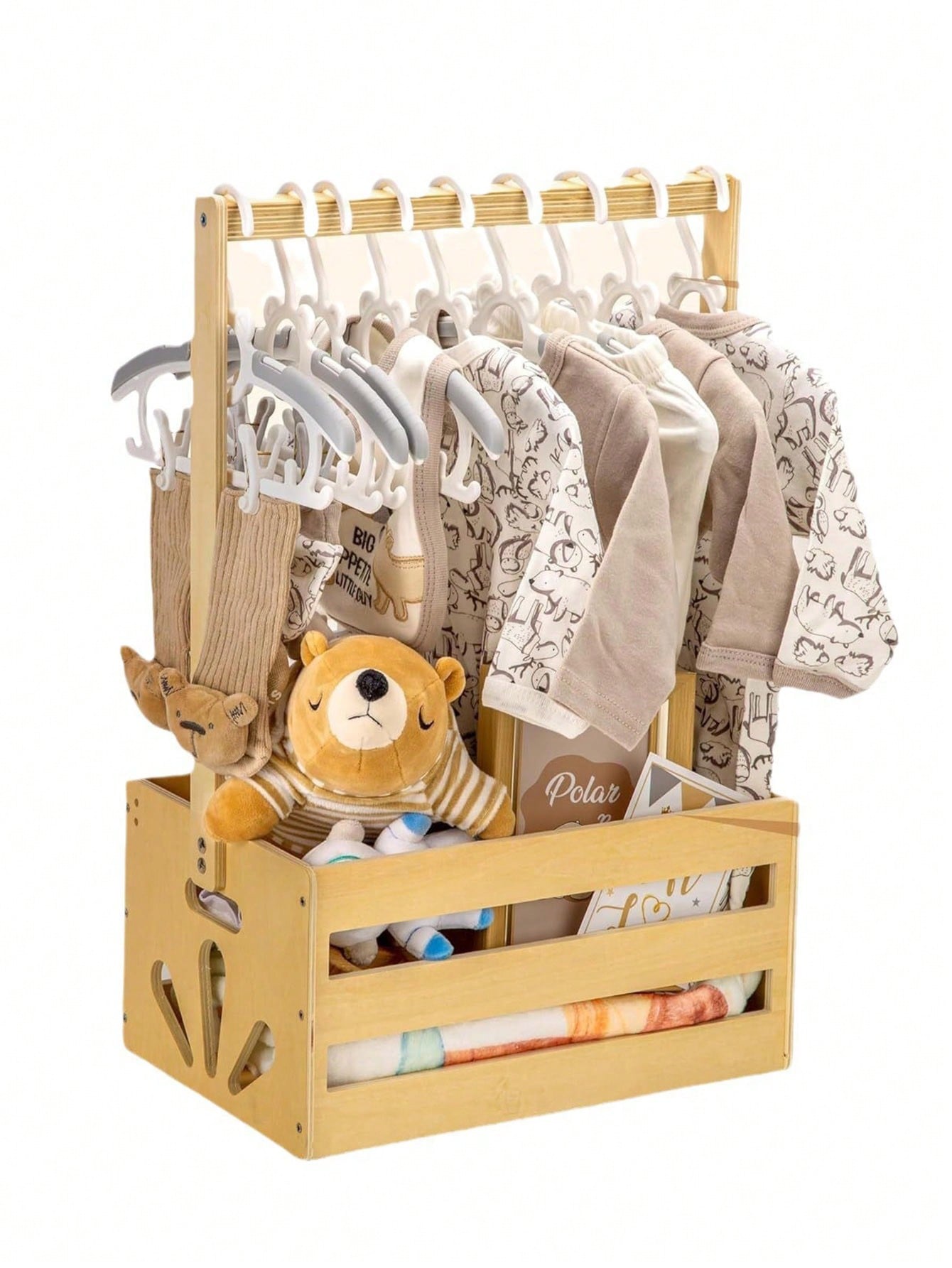 Baby Shower Crate Box With Han - Baby Nursery Unit 评论和价格