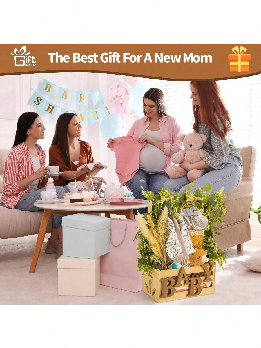 Baby Shower Crate Box With Han - Baby Nursery Unit 评论和价格