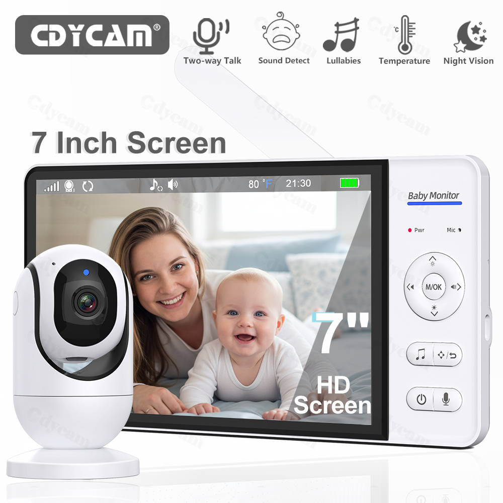 7.0'' Video Baby Monitor 720P  - Wearable Baby Monitor 评论和价格