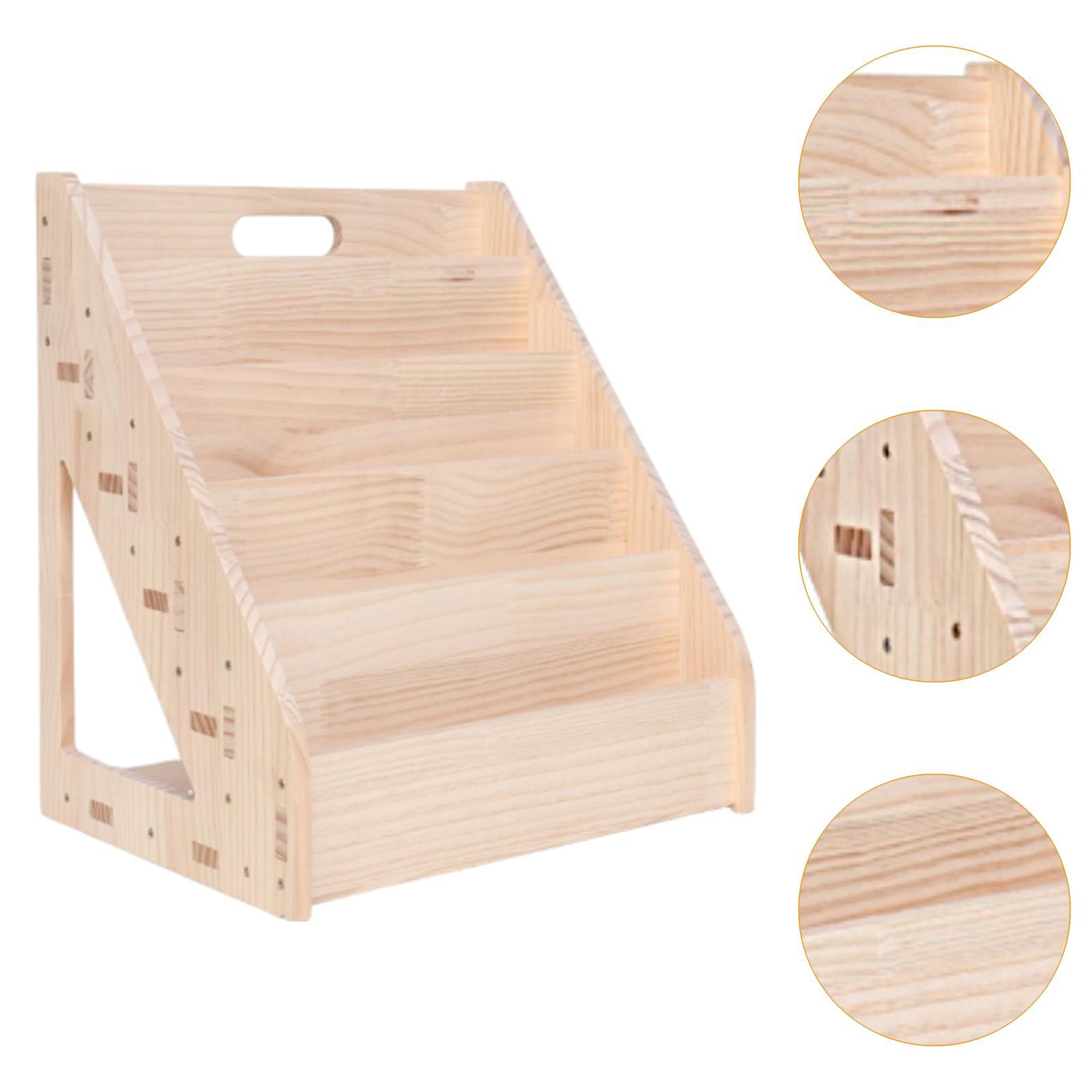 Kids Bookshelf Wooden Storage  - Baby Nursery Unit 评论和价格