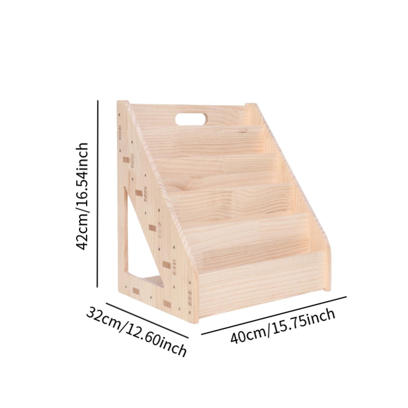 Kids Bookshelf Wooden Storage  - Baby Nursery Unit 评论和价格