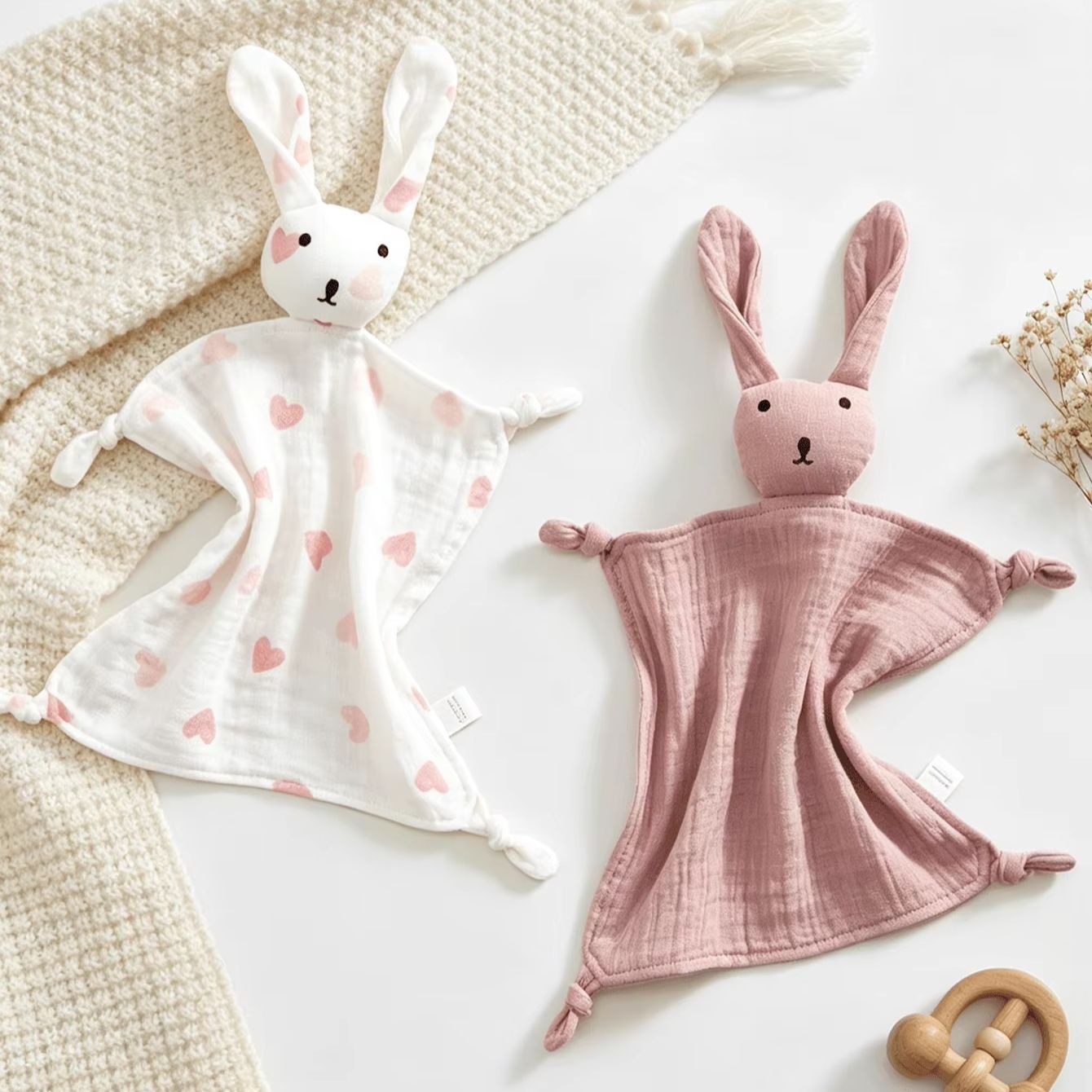 2Pcs Muslin Baby Soothing Towe - Swaddle Blanket Muslin 评论和价格