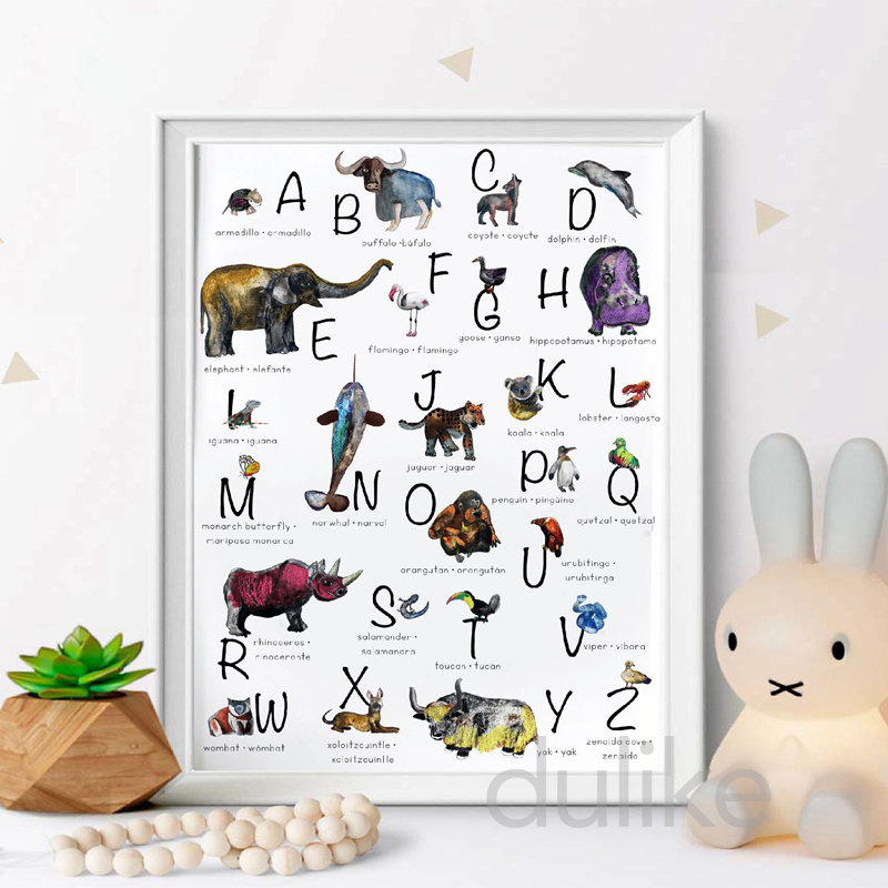 Spanish Kids Bedroom Art Decor - Baby Nursery Quotes 评论和价格