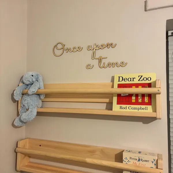 Once Upon A Time Wall Sign. Wo - Baby Nursery Quotes 评论和价格
