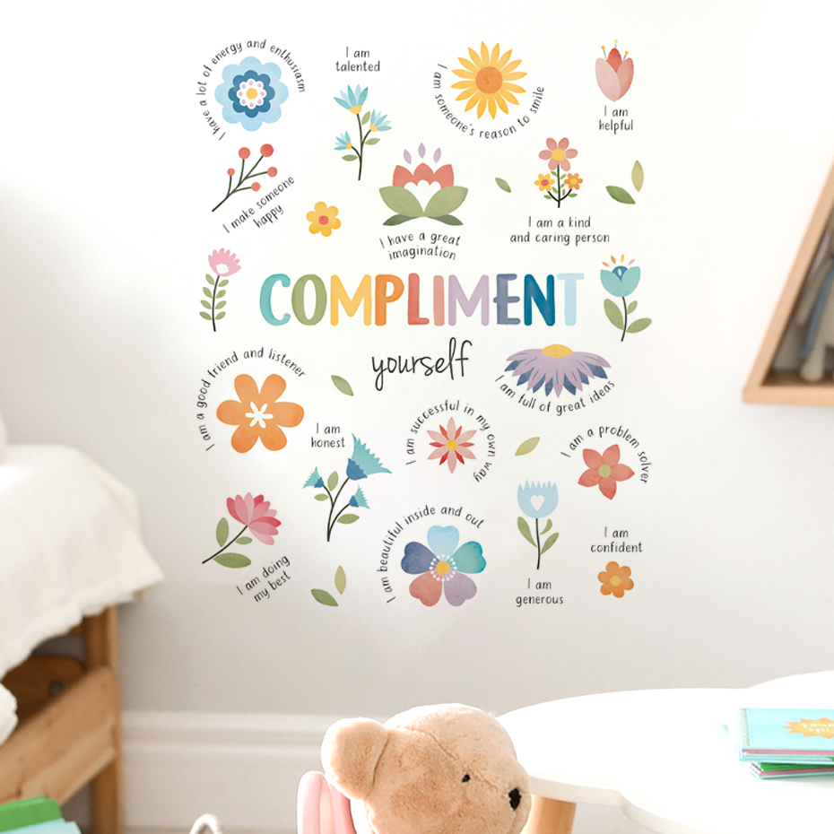 English Colorful Inspirational - Baby Nursery Quotes 评论和价格