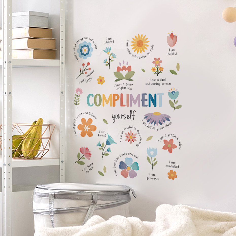 English Colorful Inspirational - Baby Nursery Quotes 评论和价格