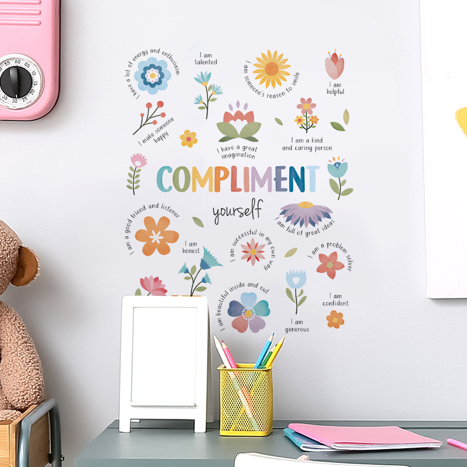 English Colorful Inspirational - Baby Nursery Quotes 评论和价格