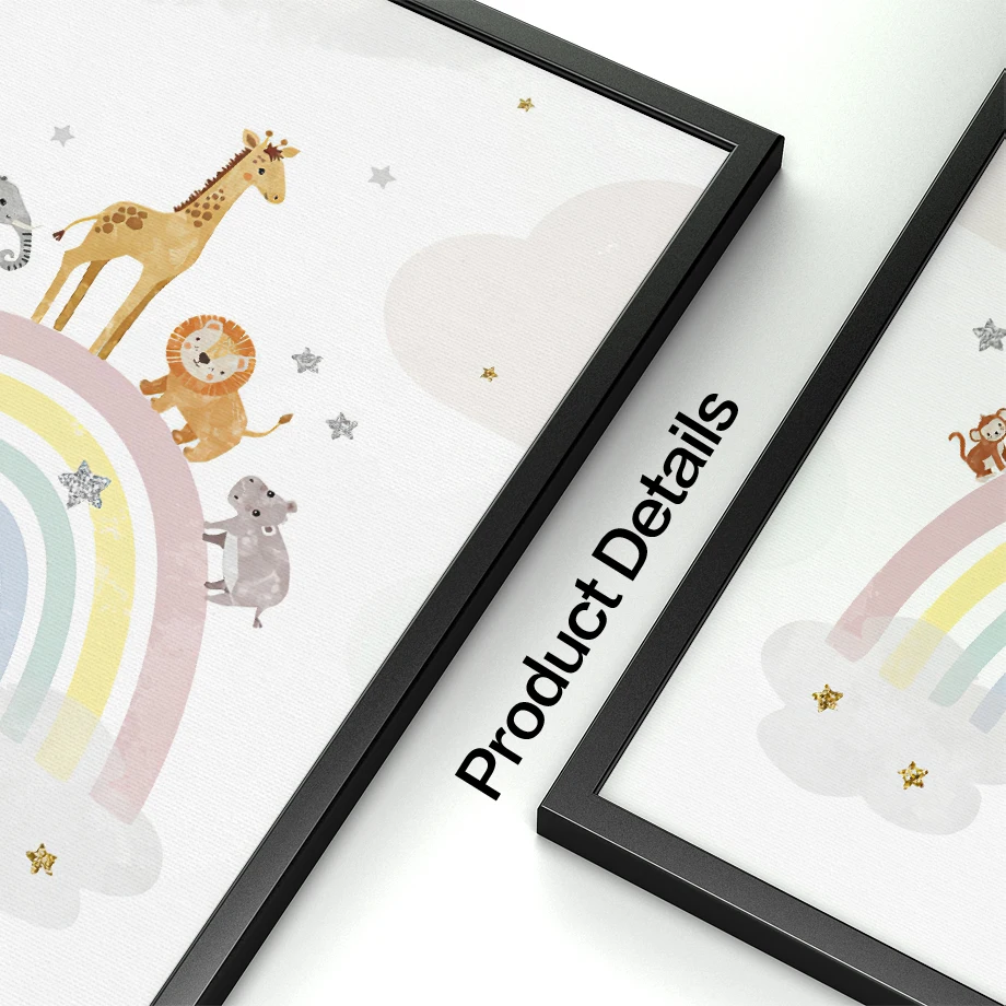 Giraffe Elephant Hot Balloon S - Baby Nursery Pictures 评论和价格