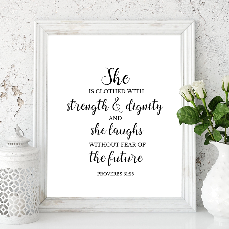 Bible Verses Quote Christian W - Baby Nursery Quotes 评论和价格