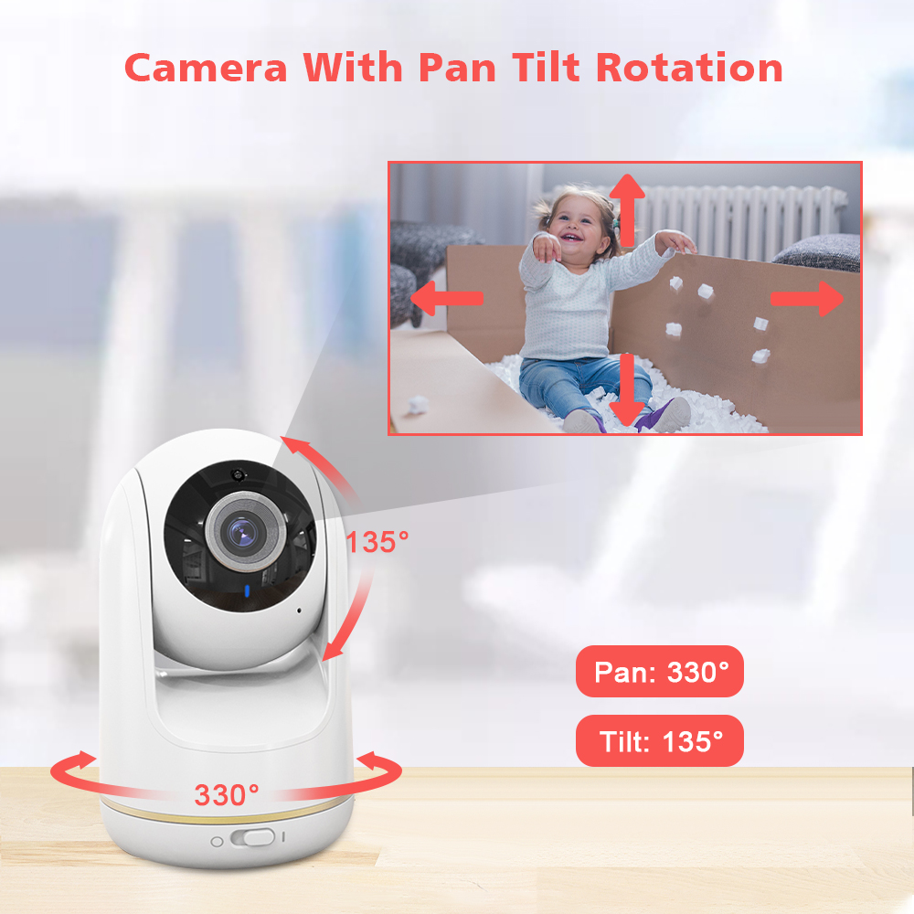 VB803 Baby Monitor 5 Inch 720P - Wearable Baby Monitor 评论和价格