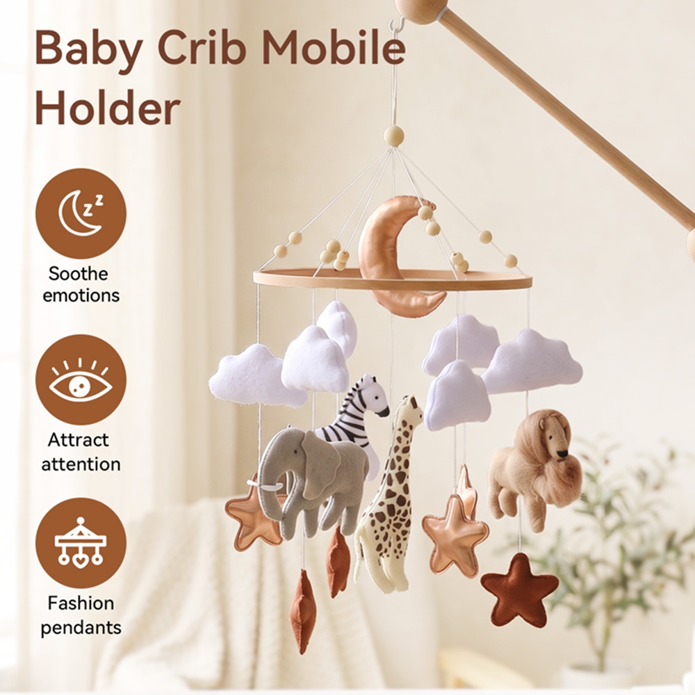 Wooden Bed Bell Baby Crib Mobi - Baby Nursery Equipment 评论和价格