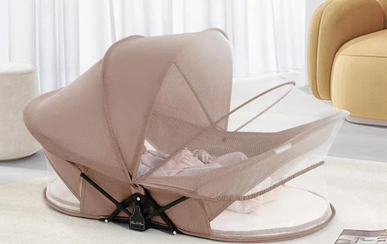 #Travel Bassinet Bed Breathabl - Rocking Chair Nursery 评论和价格
