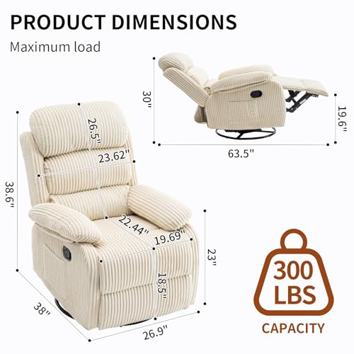 Adult 360° Rocking Recliner Ch - Rocking Chair Nursery 评论和价格
