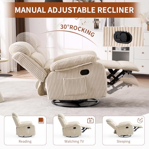 Adult 360° Rocking Recliner Ch - Rocking Chair Nursery 评论和价格