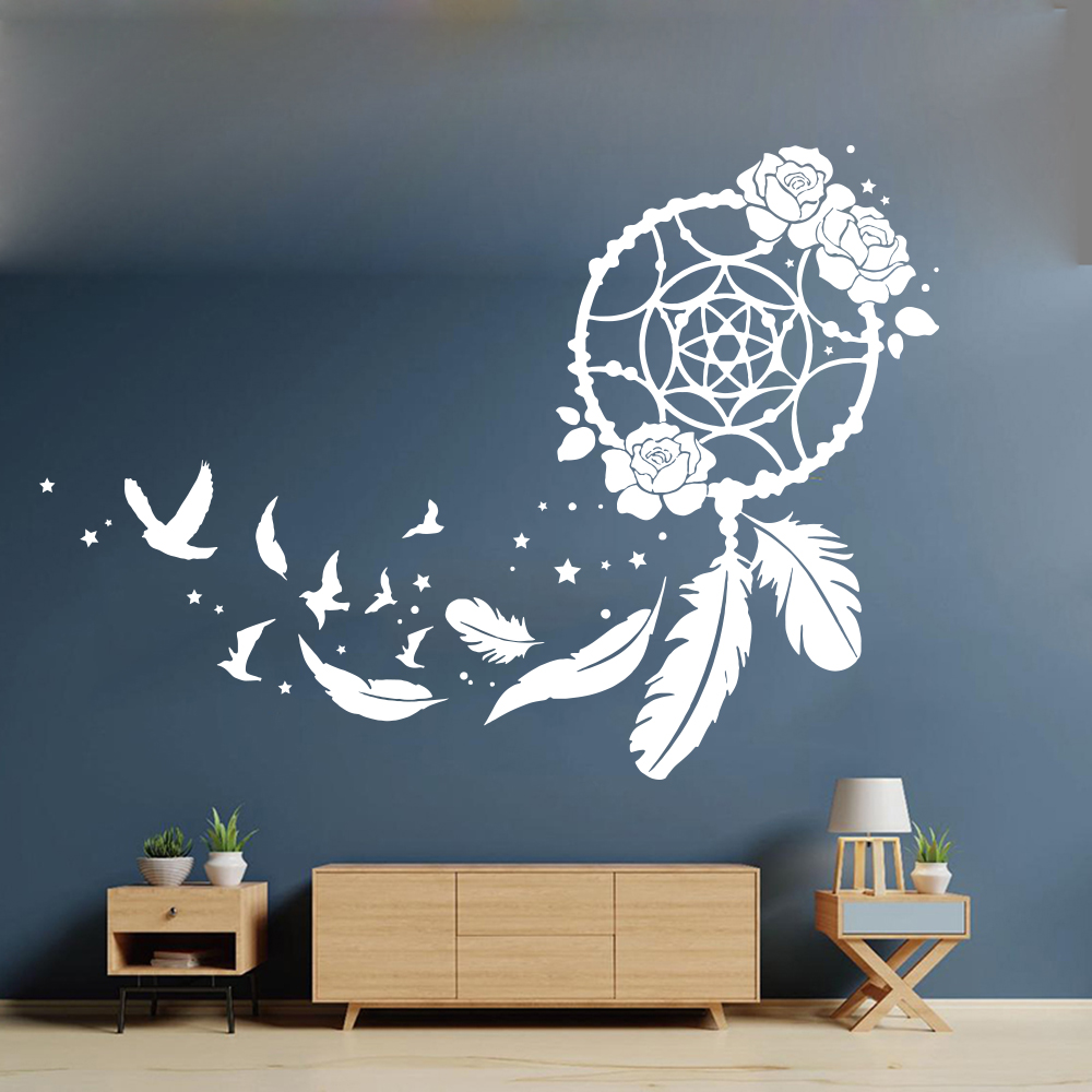 Large Boho Dream Catcher Rose  - Baby Nursery Quotes 评论和价格