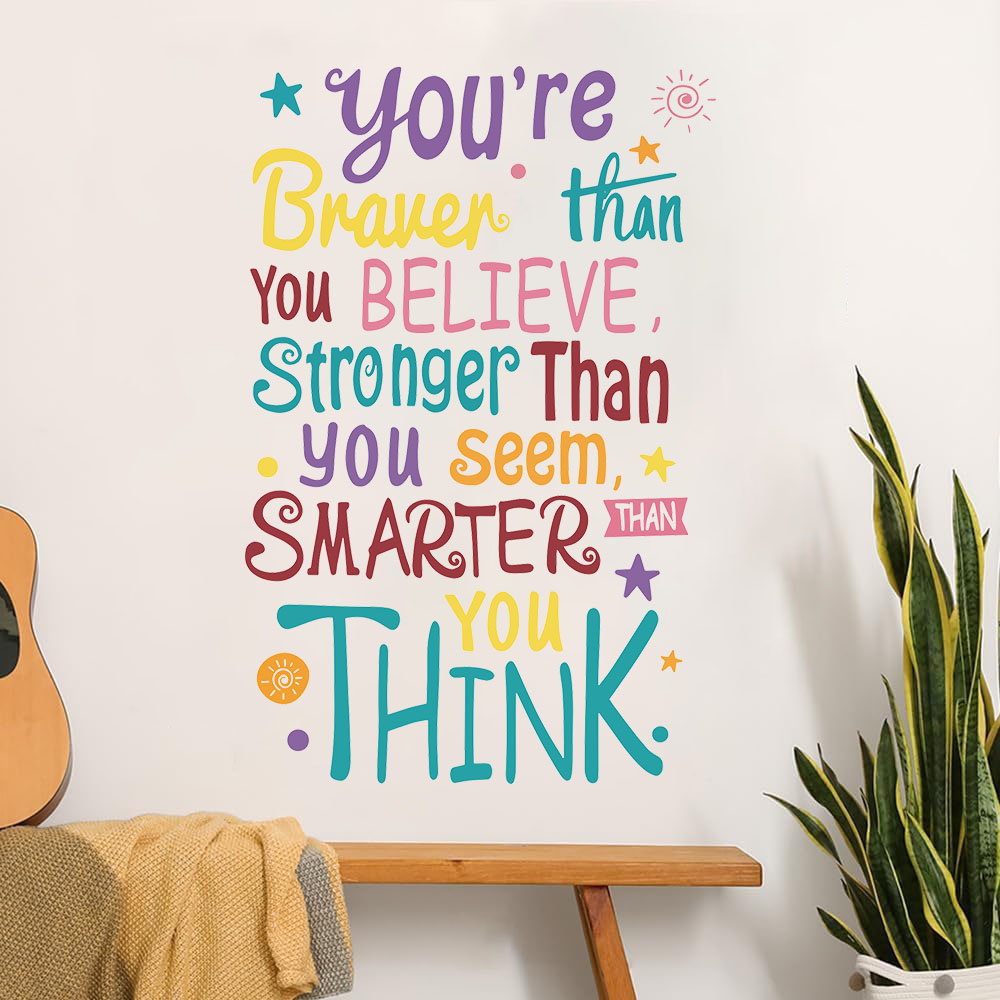 You Are Brave Smart Stronger S - Baby Nursery Quotes 评论和价格