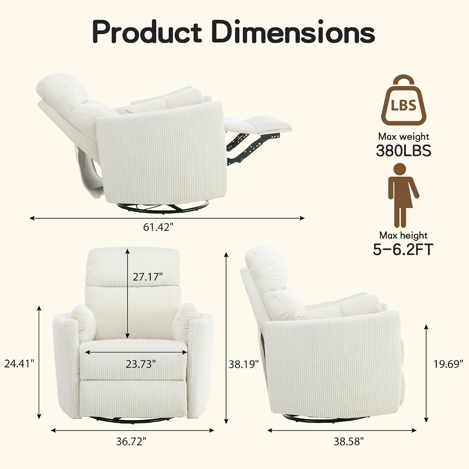 Power Rocking Chair Nursery wi - Rocking Chair Nursery 评论和价格