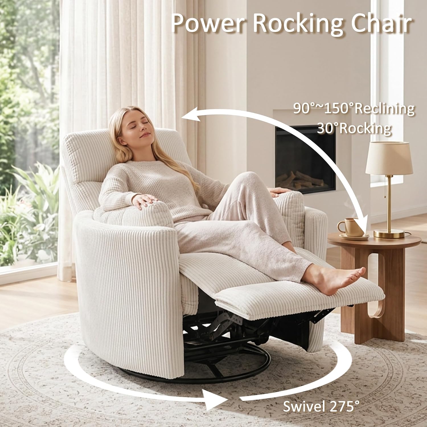 Power Rocking Chair Nursery wi - Rocking Chair Nursery 评论和价格