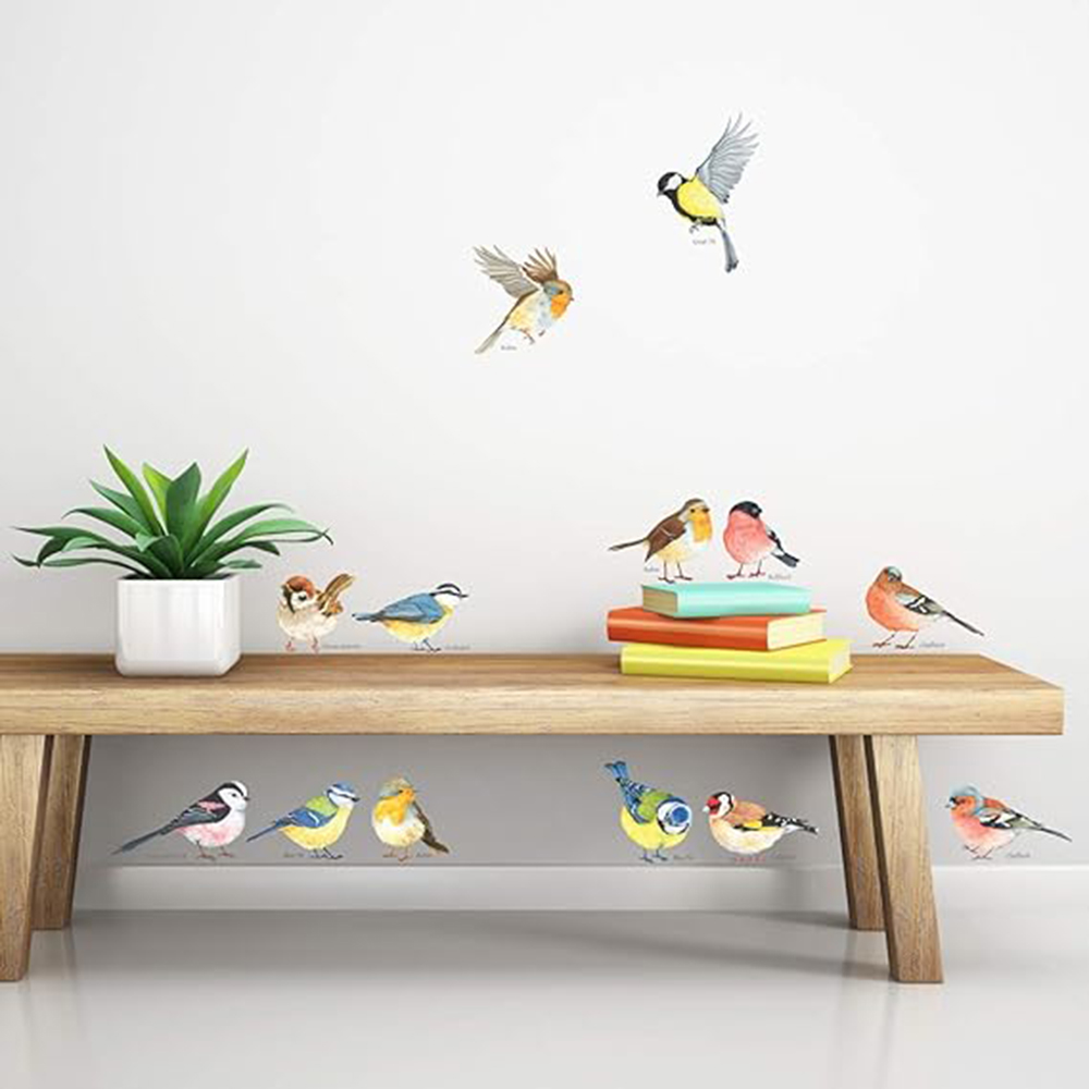 13pcs Little Birds Wall Sticke - Baby Nursery Package 评论和价格