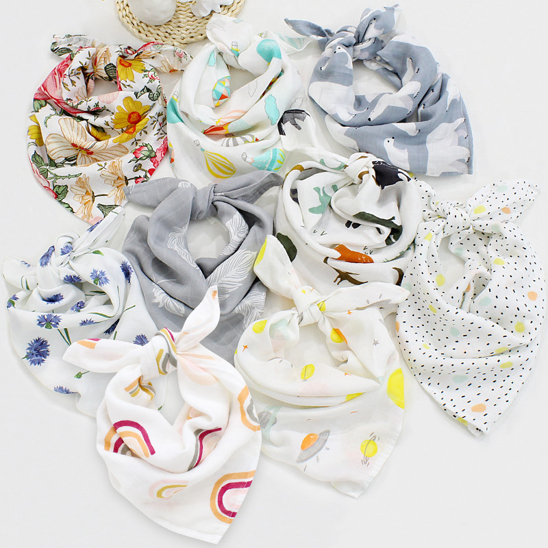 60X60cm Baby Blankets Newborn  - Swaddle Blanket Muslin 评论和价格