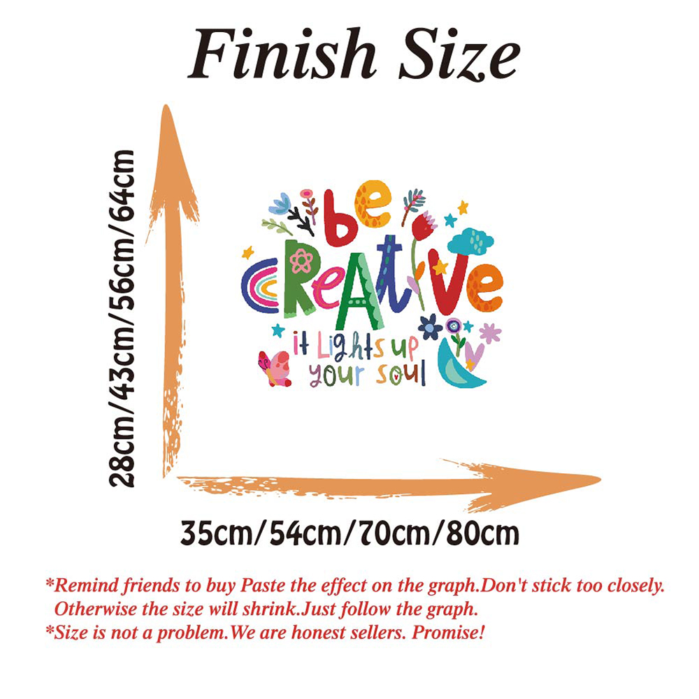Be Creative Inspirational Quot - Baby Nursery Quotes 评论和价格