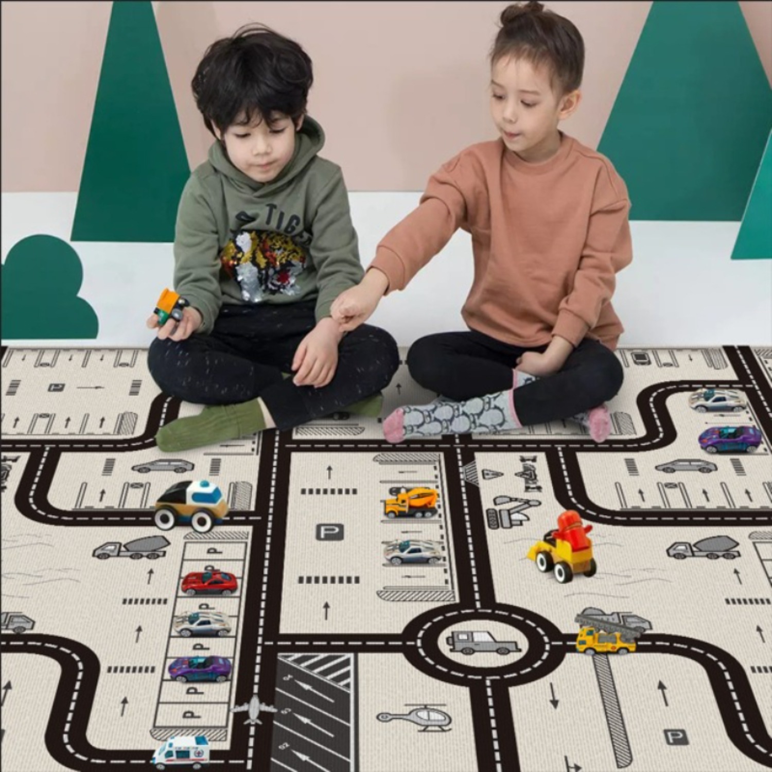 Foldable Baby Play Mat Childre - Baby Nursery Equipment 评论和价格