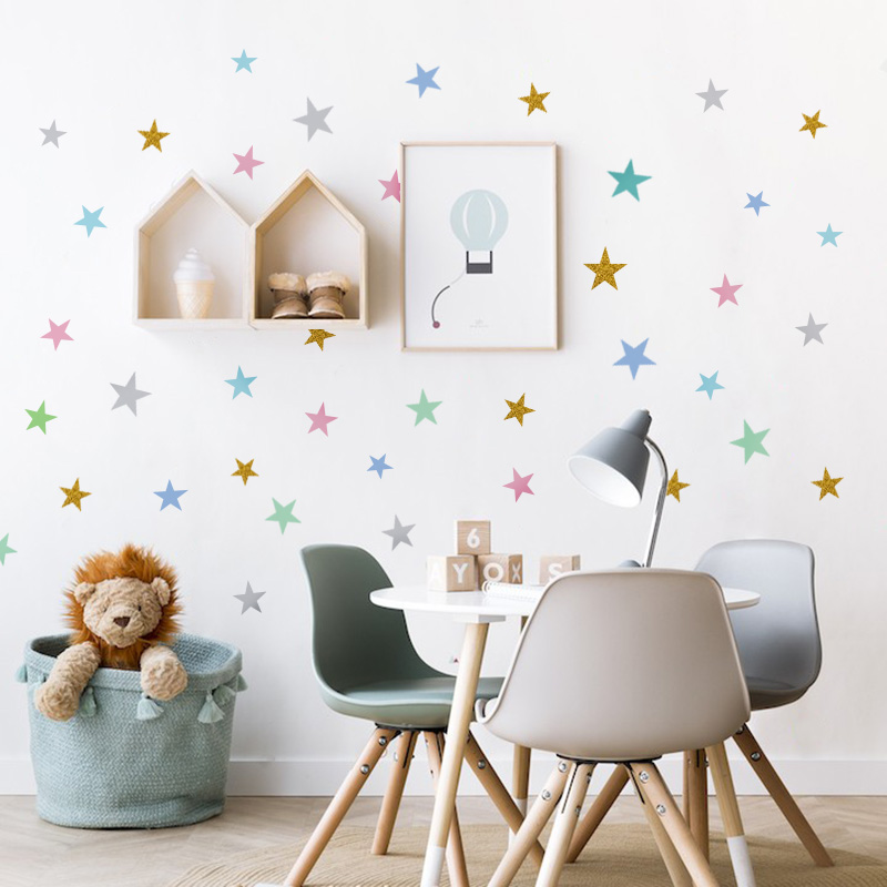 Stars Wall Sticker For Kids Ro - Baby Nursery Package 评论和价格