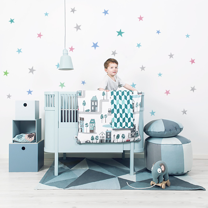 Stars Wall Sticker For Kids Ro - Baby Nursery Package 评论和价格