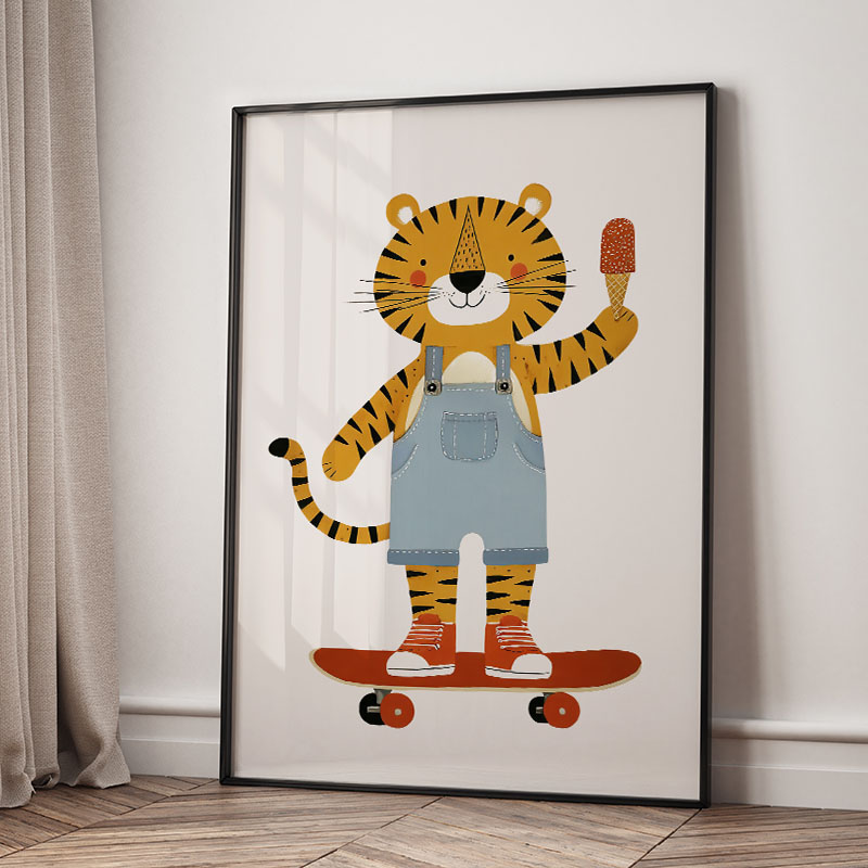 Funny Cartoon Animal Car Ballo - Baby Nursery Pictures 评论和价格