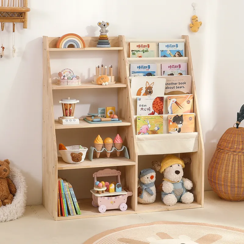 Kids 2-in-1 Toy Storage Rack a - Baby Nursery Unit 评论和价格