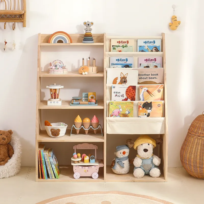 Kids 2-in-1 Toy Storage Rack a - Baby Nursery Unit 评论和价格