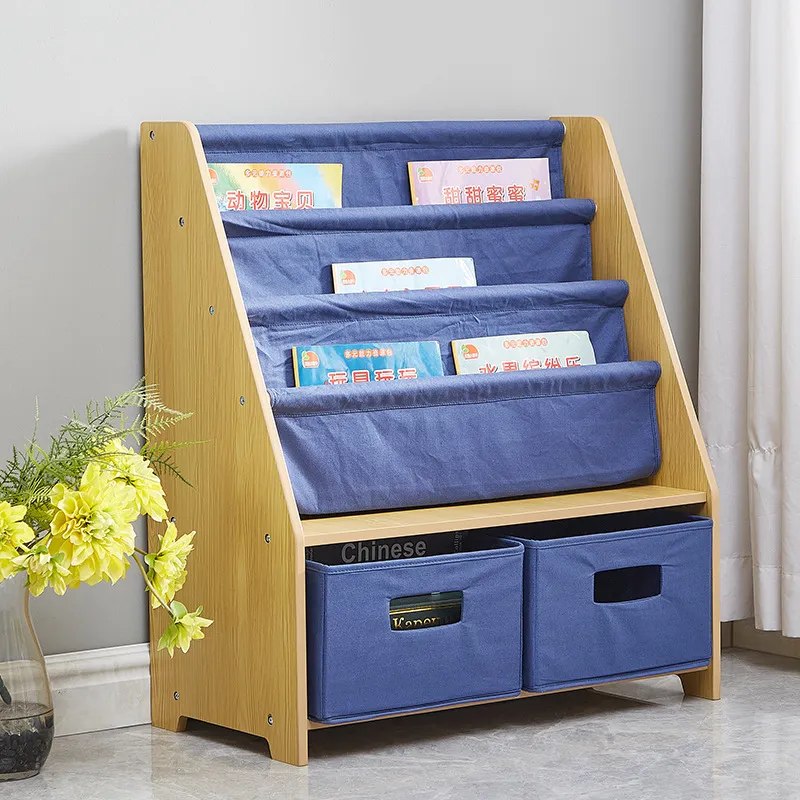 Kids Canvas Bookshelf Layered  - Baby Nursery Unit 评论和价格