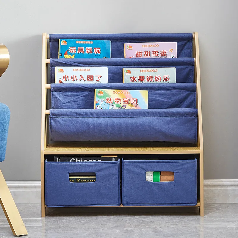 Kids Canvas Bookshelf Layered  - Baby Nursery Unit 评论和价格