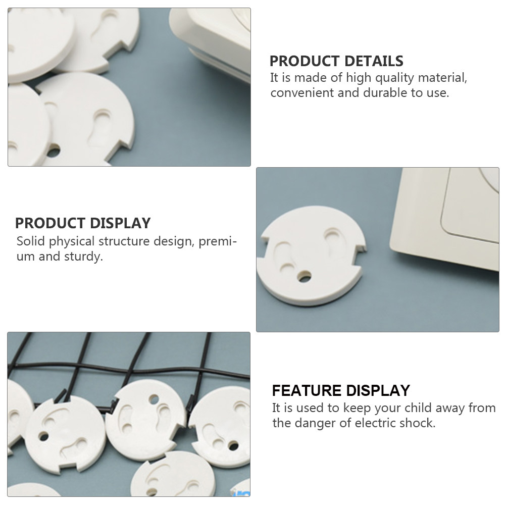 10Pcs French Standard Socket C - Outlet Cover Childproof 评论和价格