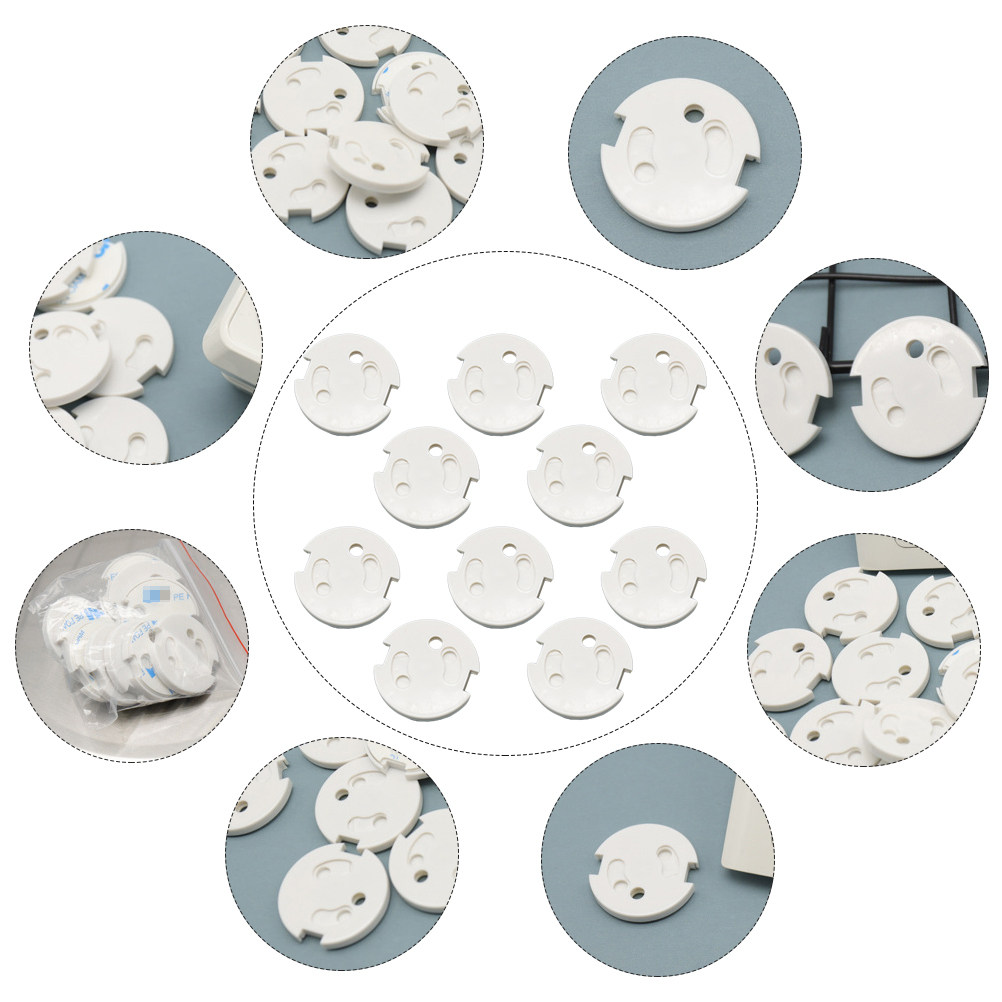 10Pcs French Standard Socket C - Outlet Cover Childproof 评论和价格