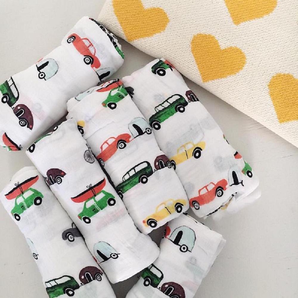 Car Ultra Soft 47x47 Inch Baby - Swaddle Blanket Muslin 评论和价格