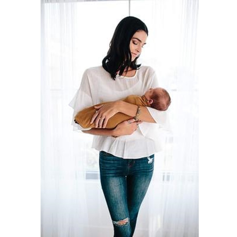 Pure Black Color Baby Wrap Ult - Swaddle Blanket Muslin 评论和价格