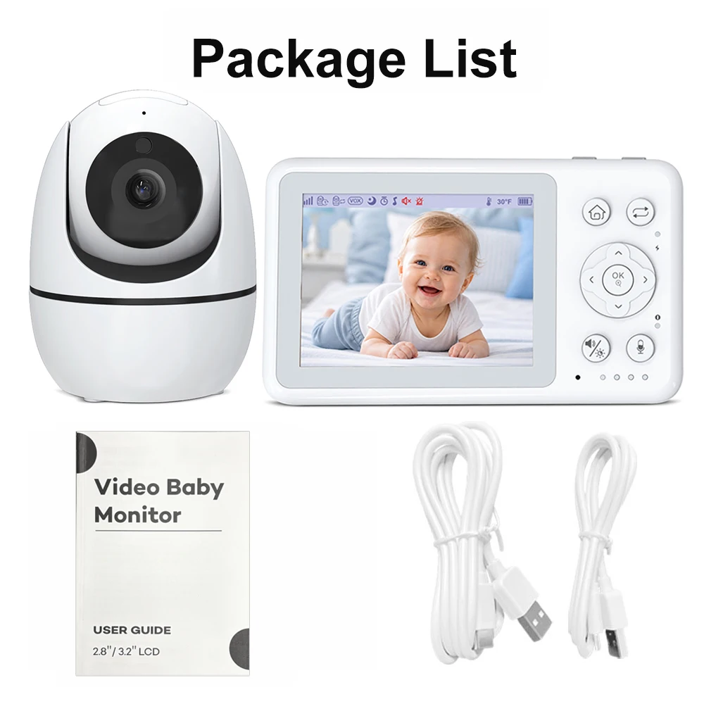 3.2Inch Video Baby Monitor LCD - Wearable Baby Monitor 评论和价格