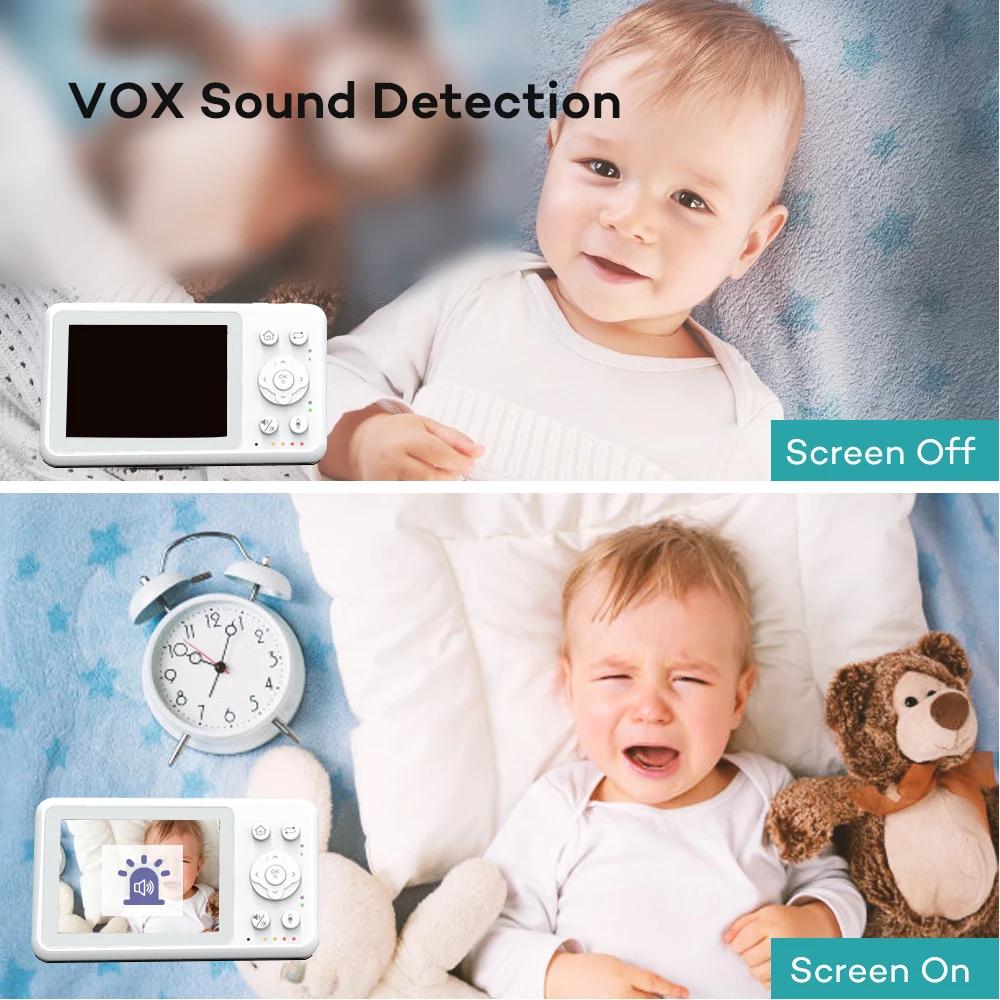 3.2Inch Video Baby Monitor LCD - Wearable Baby Monitor 评论和价格