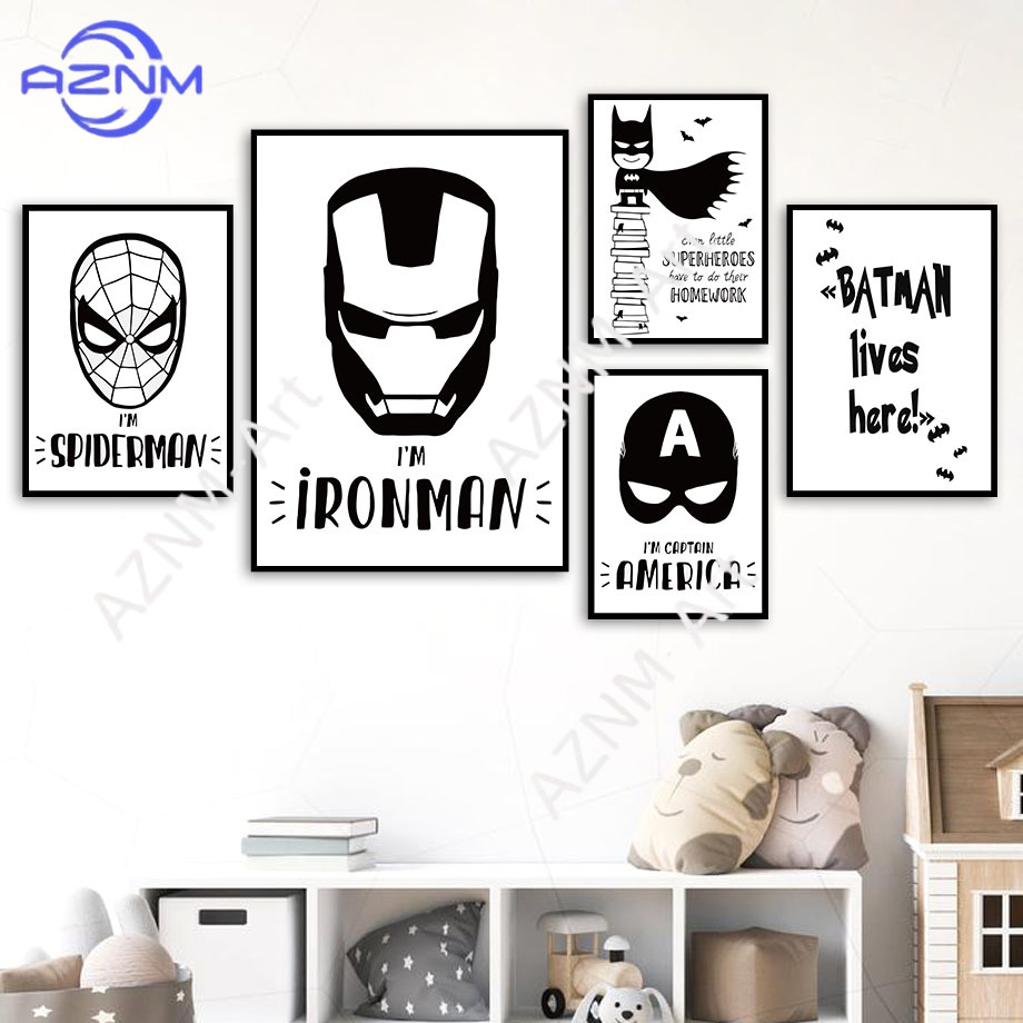 Wall Art Canvas Painting Bat C - Baby Nursery Pictures 评论和价格