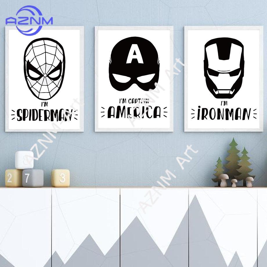 Wall Art Canvas Painting Bat C - Baby Nursery Pictures 评论和价格