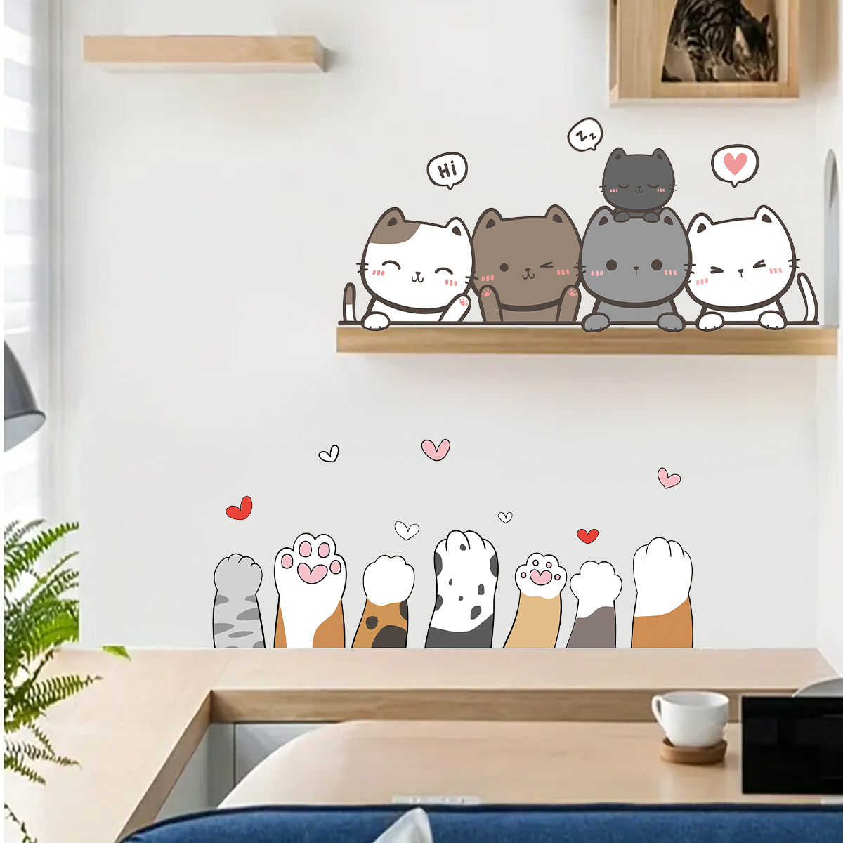 1Pc Cartoon Cute Cat Claw for  - Baby Nursery Package 评论和价格
