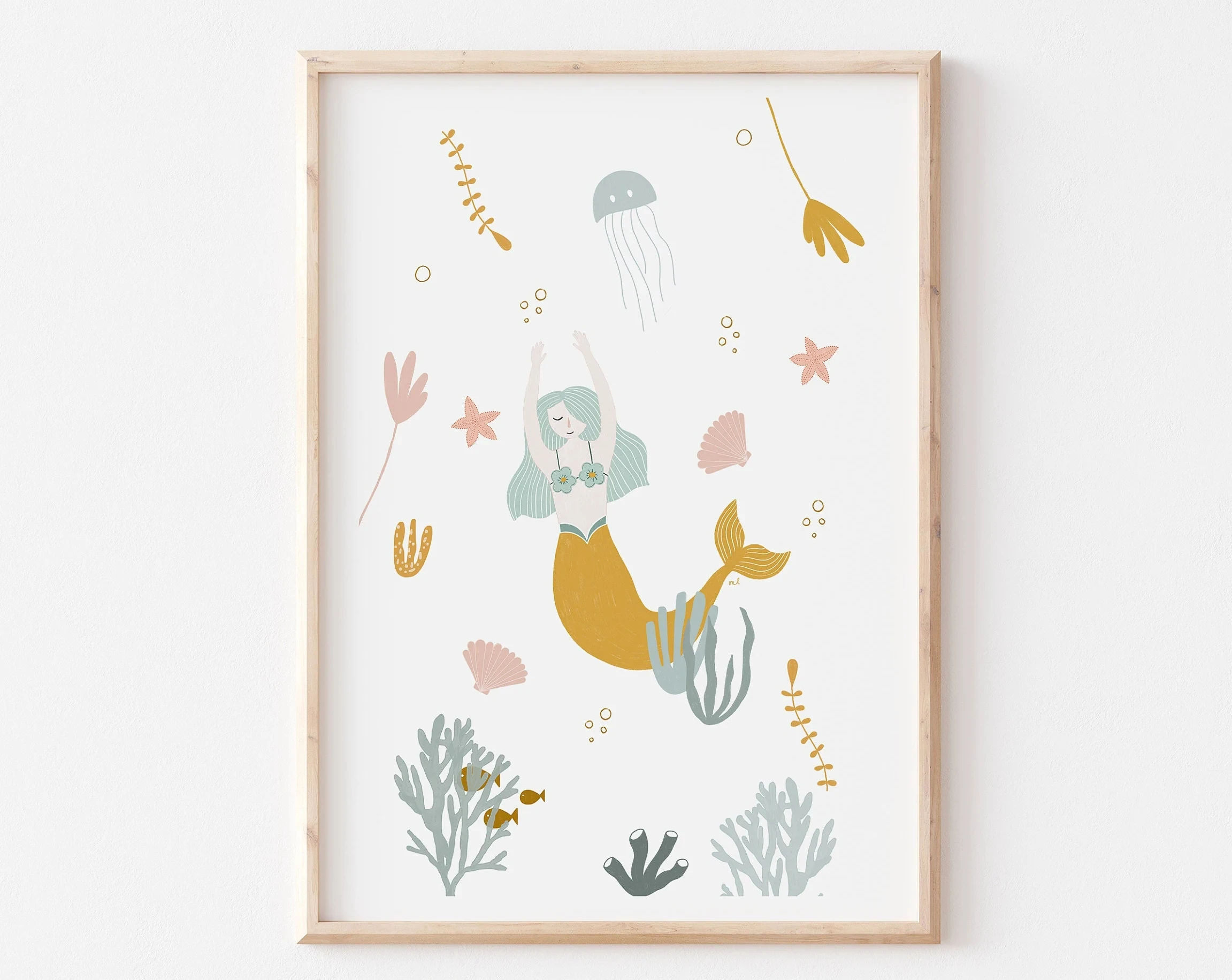 Boho Nursery Ocean Themed Pink - Baby Nursery Themes Girl 评论和价格